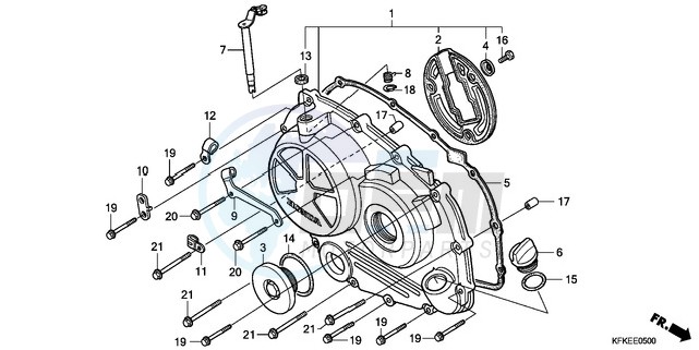 RIGHT CRANKCASE COVER image