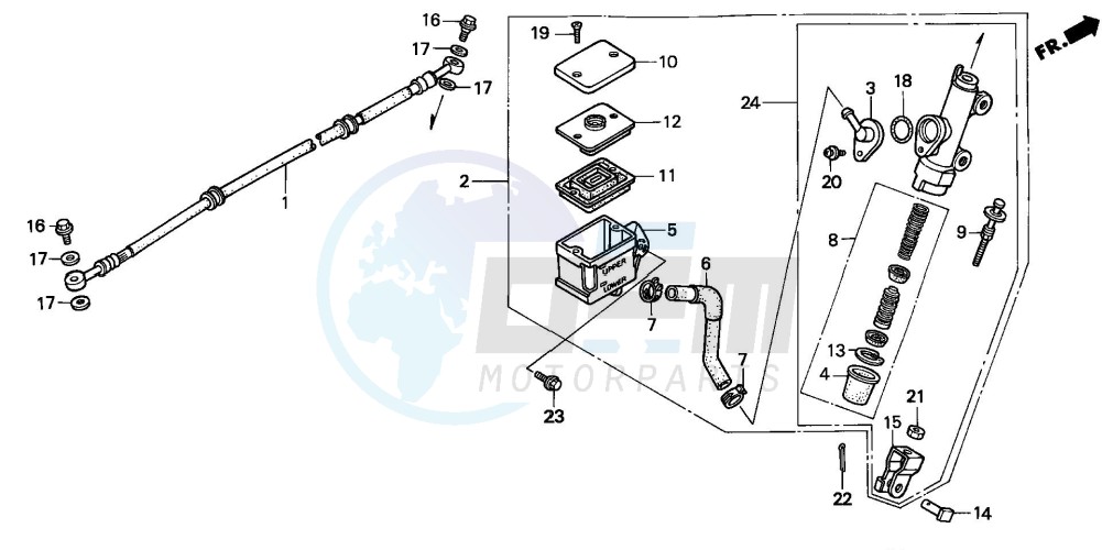 RR. BRAKE MASTER CYLINDER image