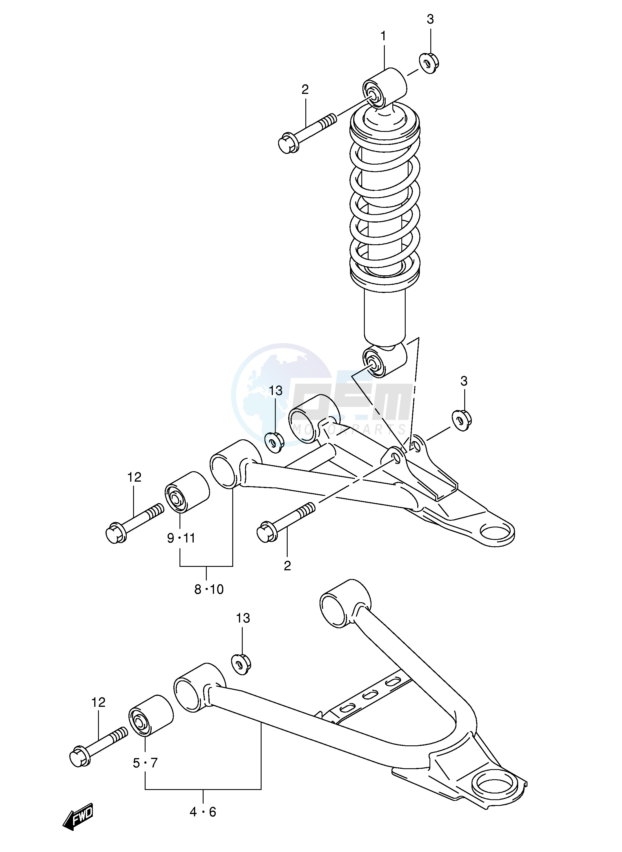 SUSPENSION ARM image