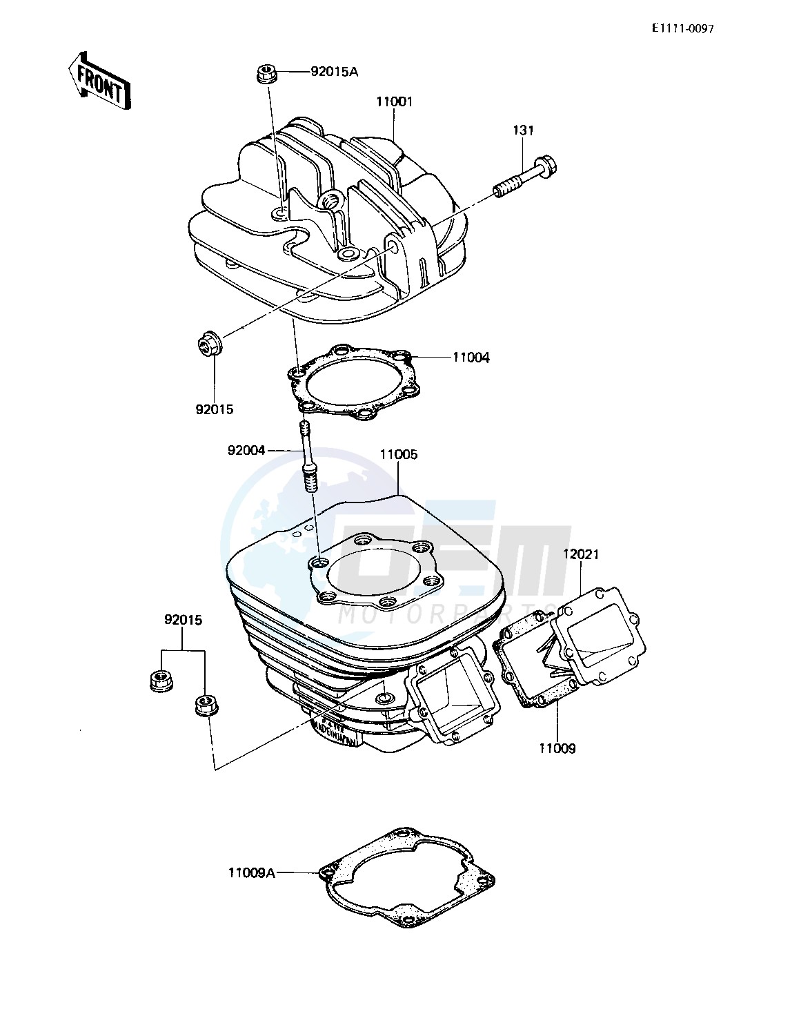 CYLINDER HEAD_CYLINDER_REED VALVE -- 83 A1- - image