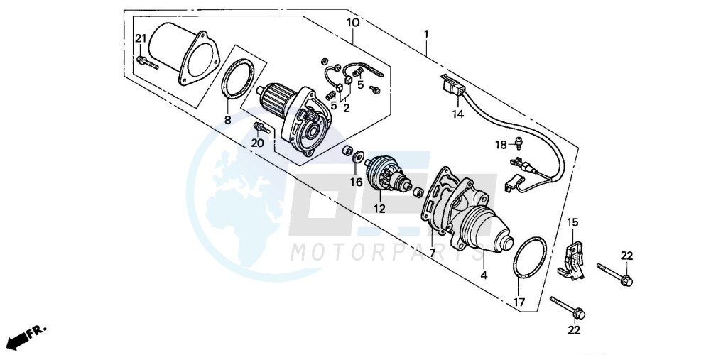 STARTING MOTOR image