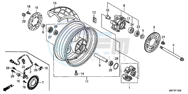 REAR WHEEL image