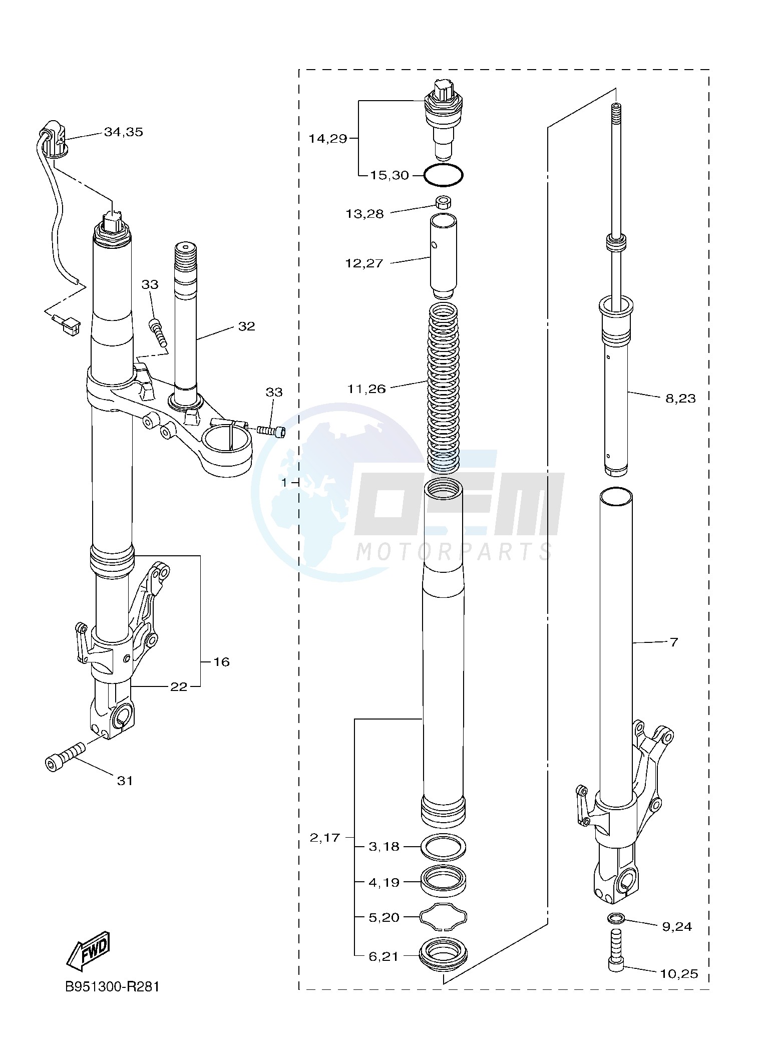 FRONT FORK image