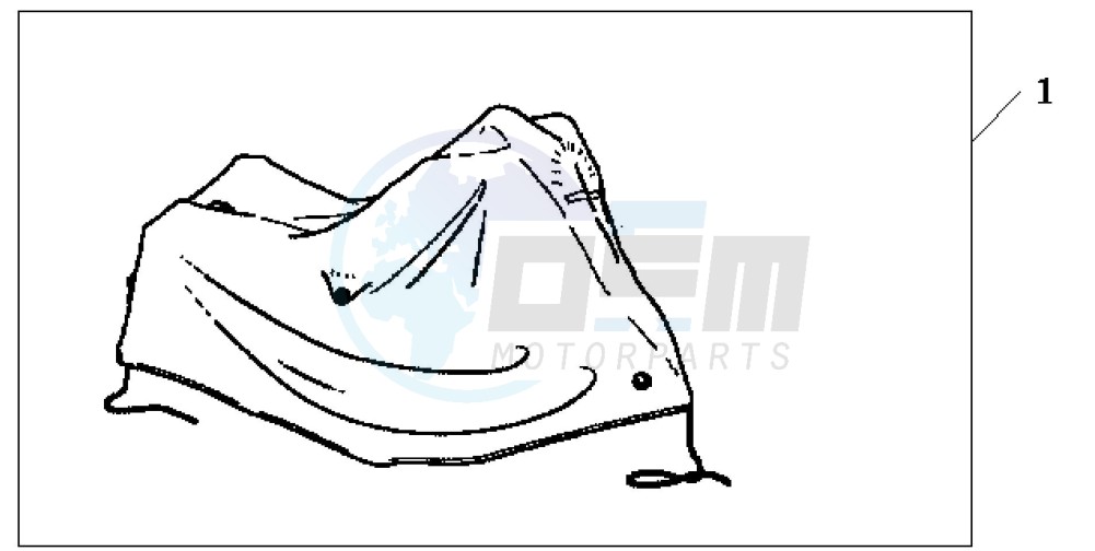 BODY COVER XL HONDA LOGO image