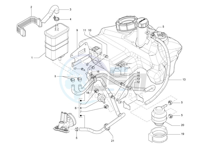 Anti-percolation system image