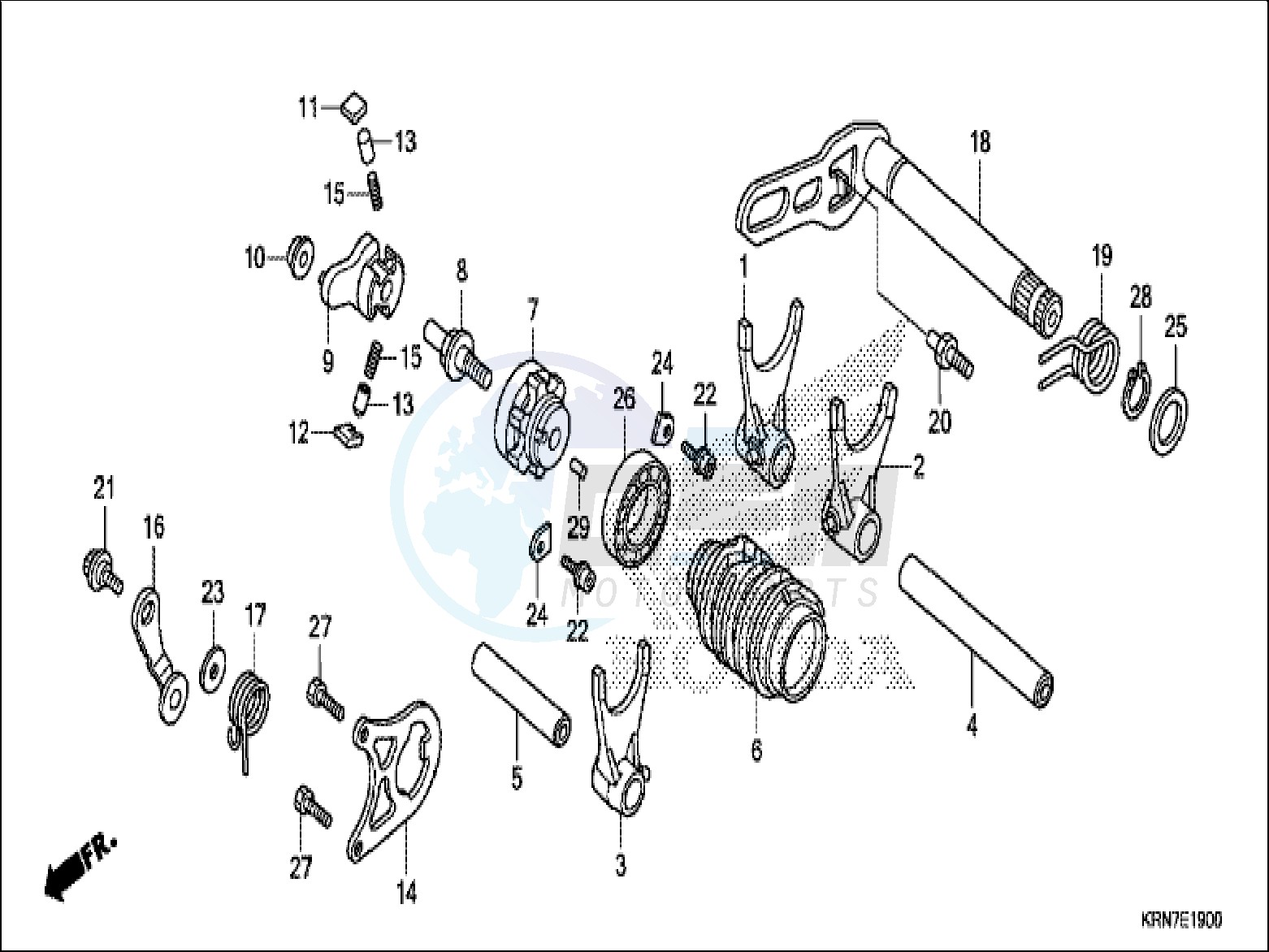 GEARSHIFT DRUM blueprint