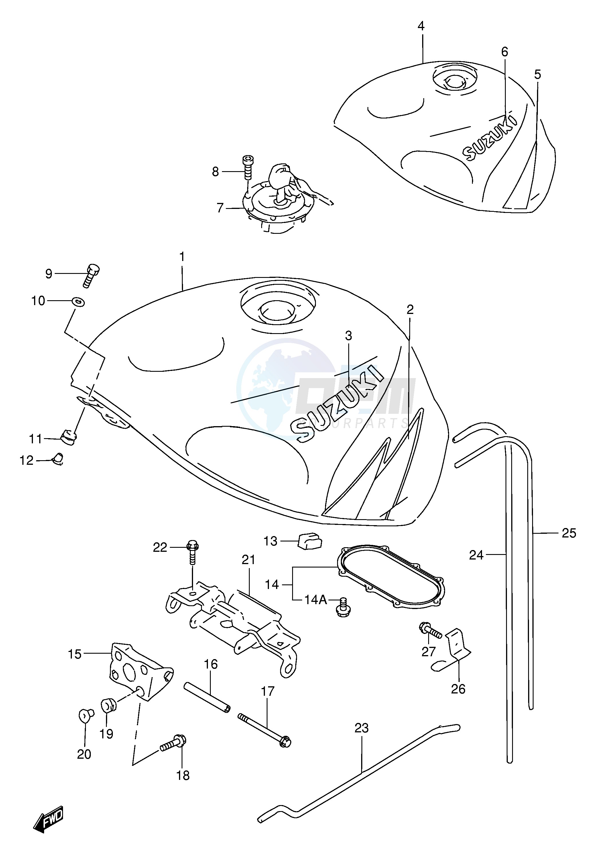 FUEL TANK (MODEL W) image