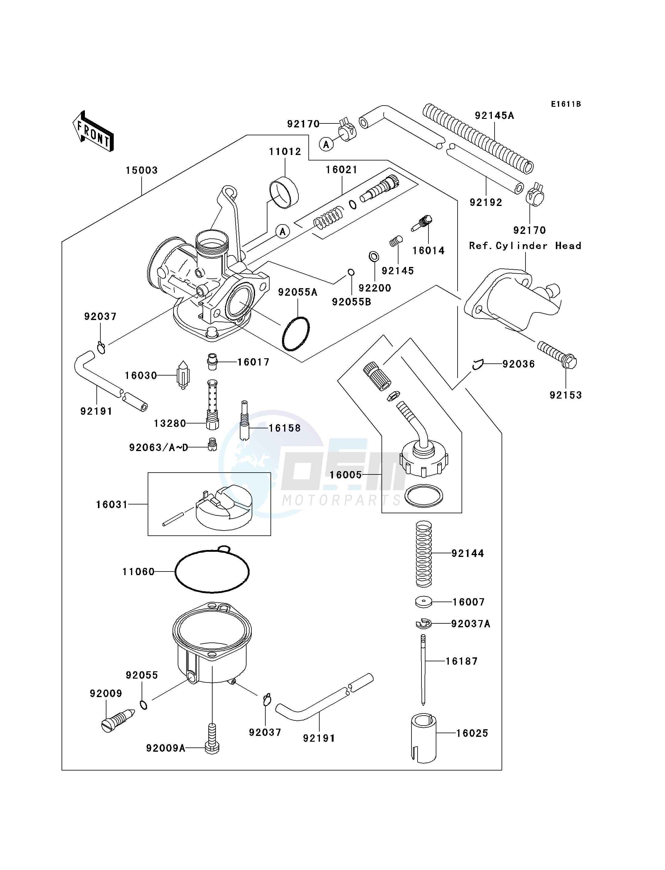 CARBURETOR-- A8F - A9FA- - image