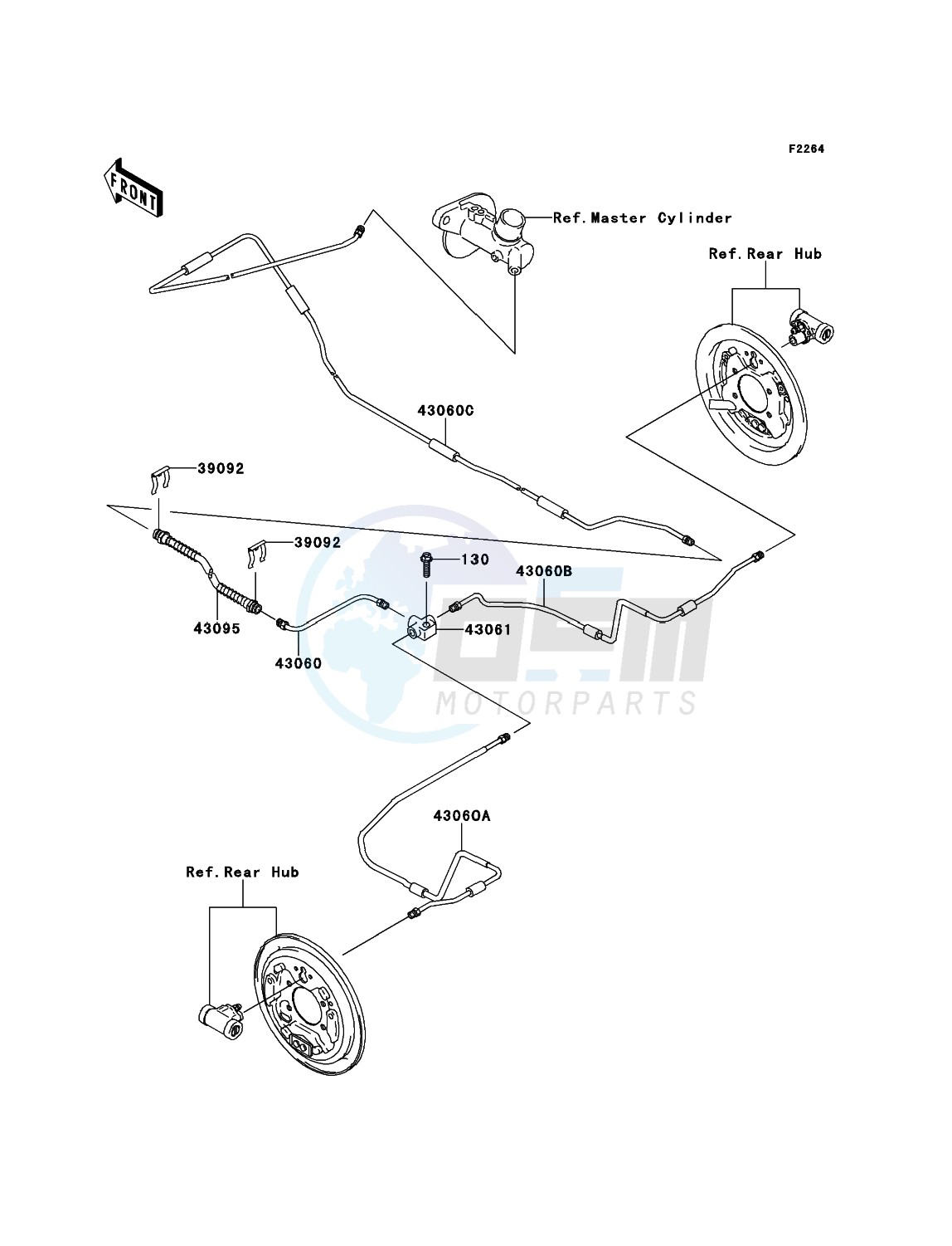 Rear Brake Piping image