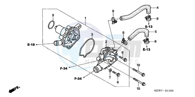 WATER PUMP blueprint