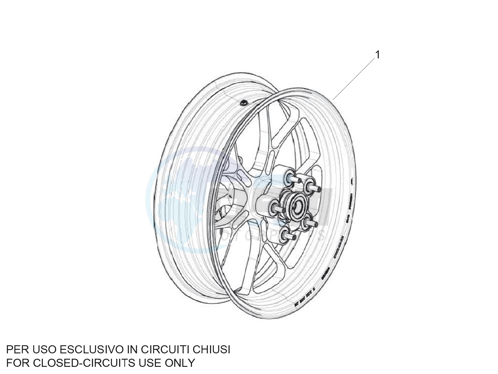 Rear wheel assembly blueprint