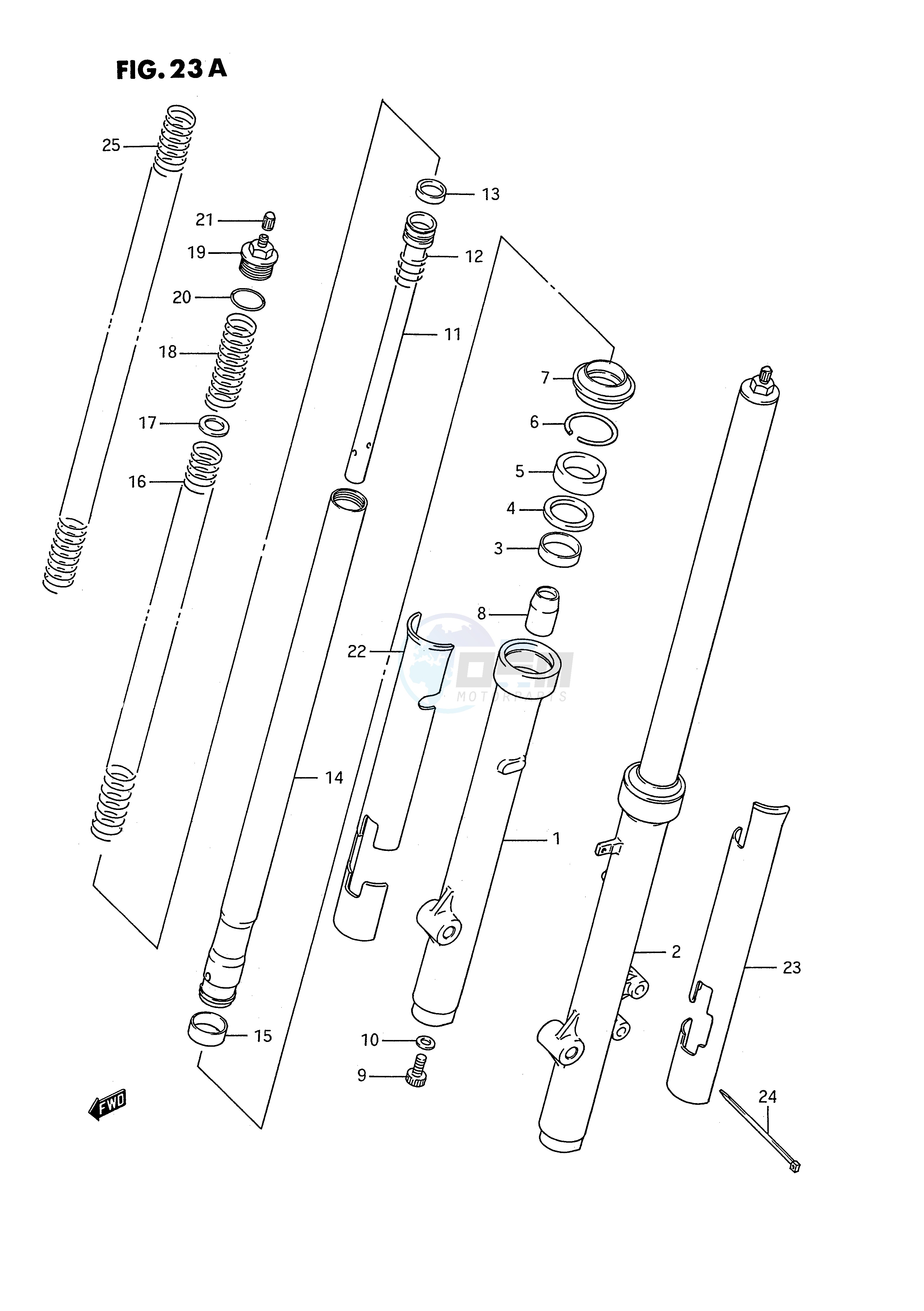 FRONT FORK (MODEL K) image