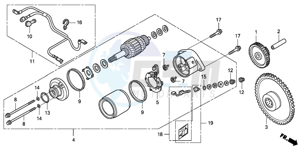 STARTING MOTOR image