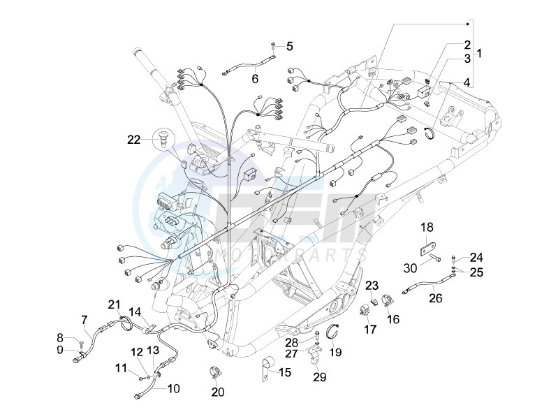 Main cable harness blueprint