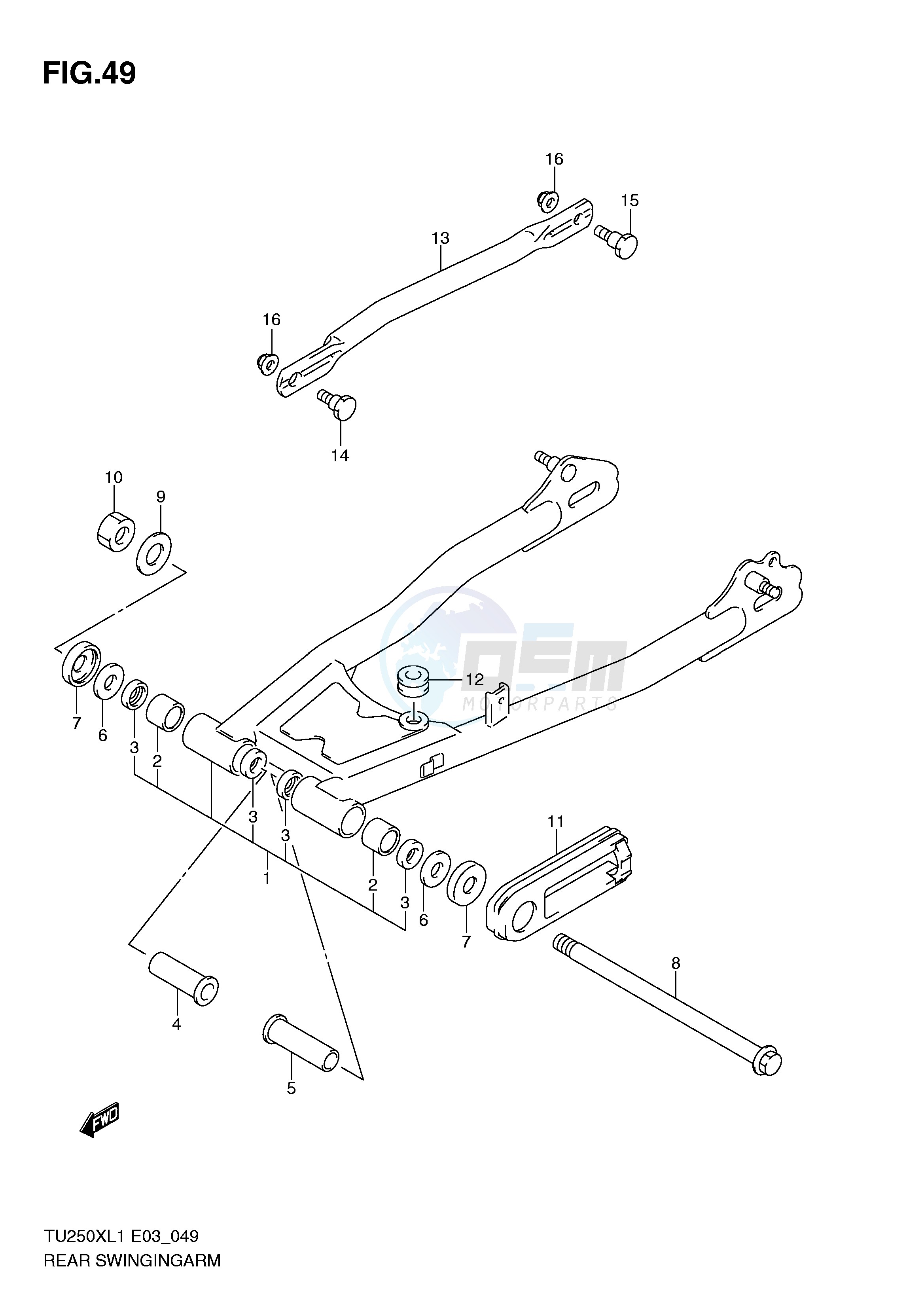 REAR SWINGINGARM image