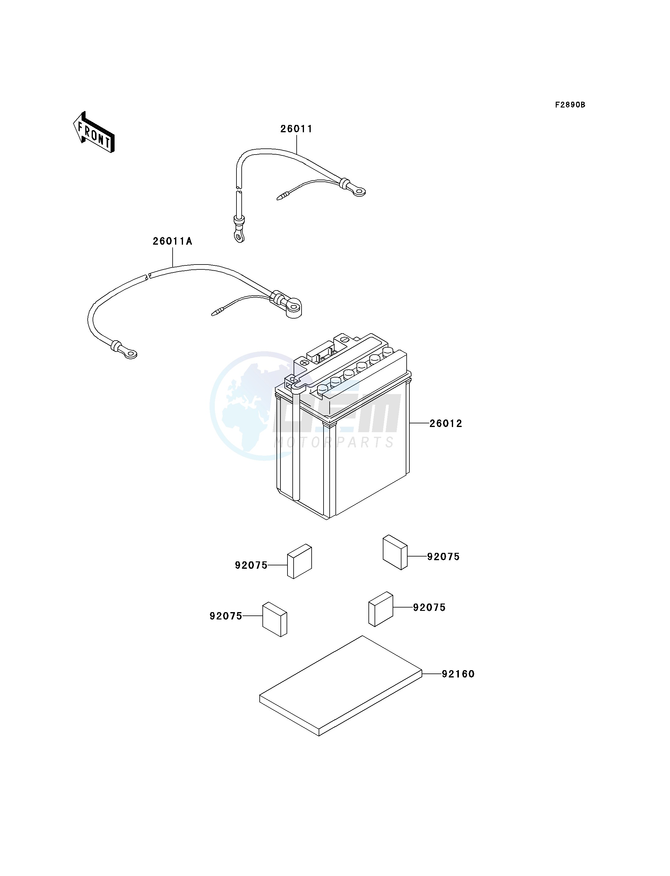 OPTIONAL PARTS-- CN- --- BATTERY- - blueprint