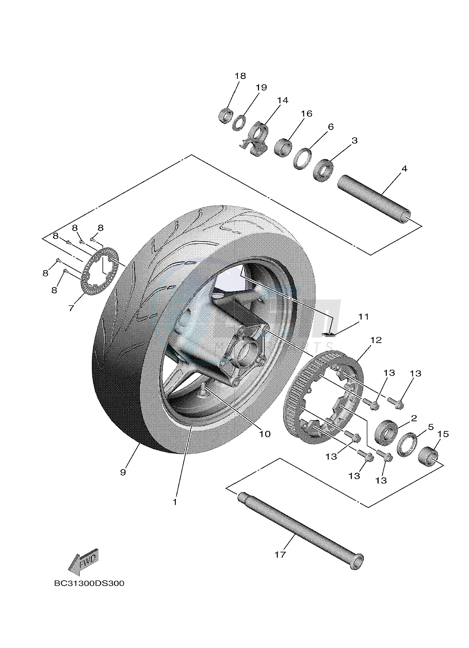 REAR WHEEL image