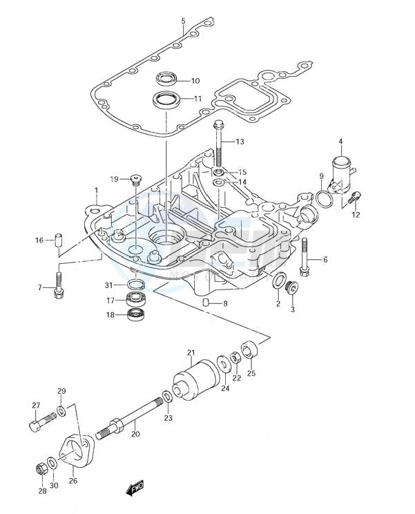 Engine Holder (S/N 681517 & Older) image
