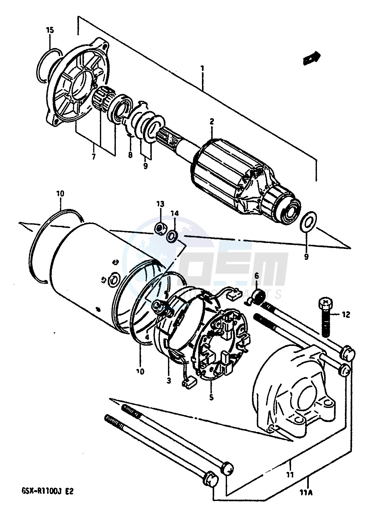 STARTING MOTOR image