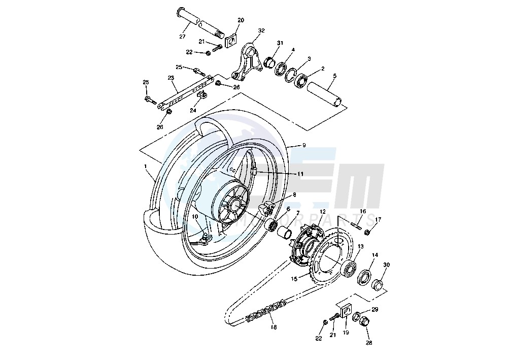 REAR WHEEL image