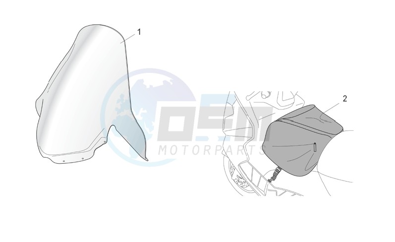 Acc. - Windshields/side cases image