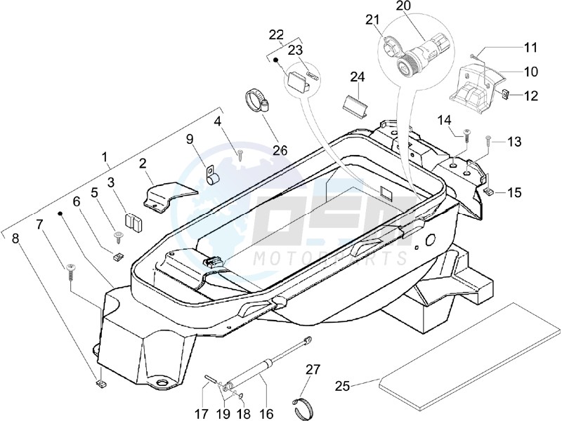 Helmet box - Undersaddle image