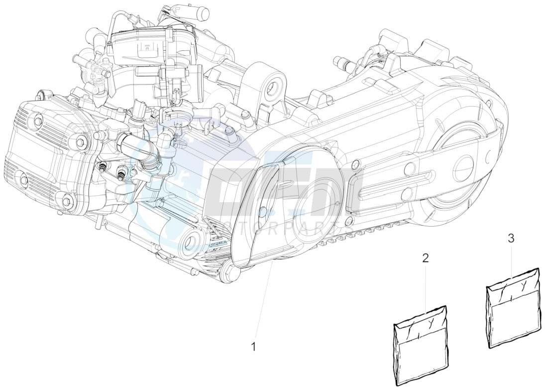 Engine, assembly blueprint