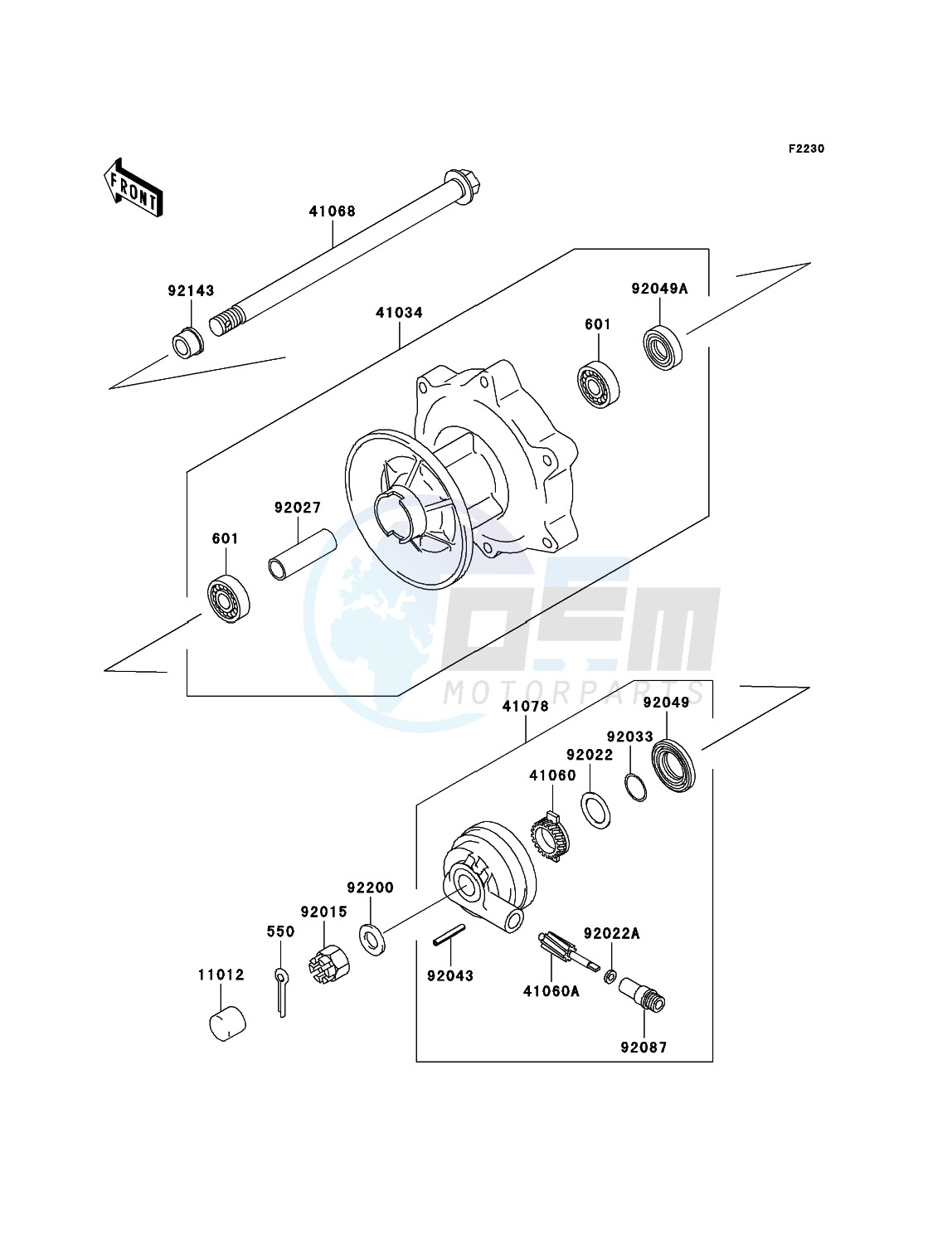 Front Hub blueprint