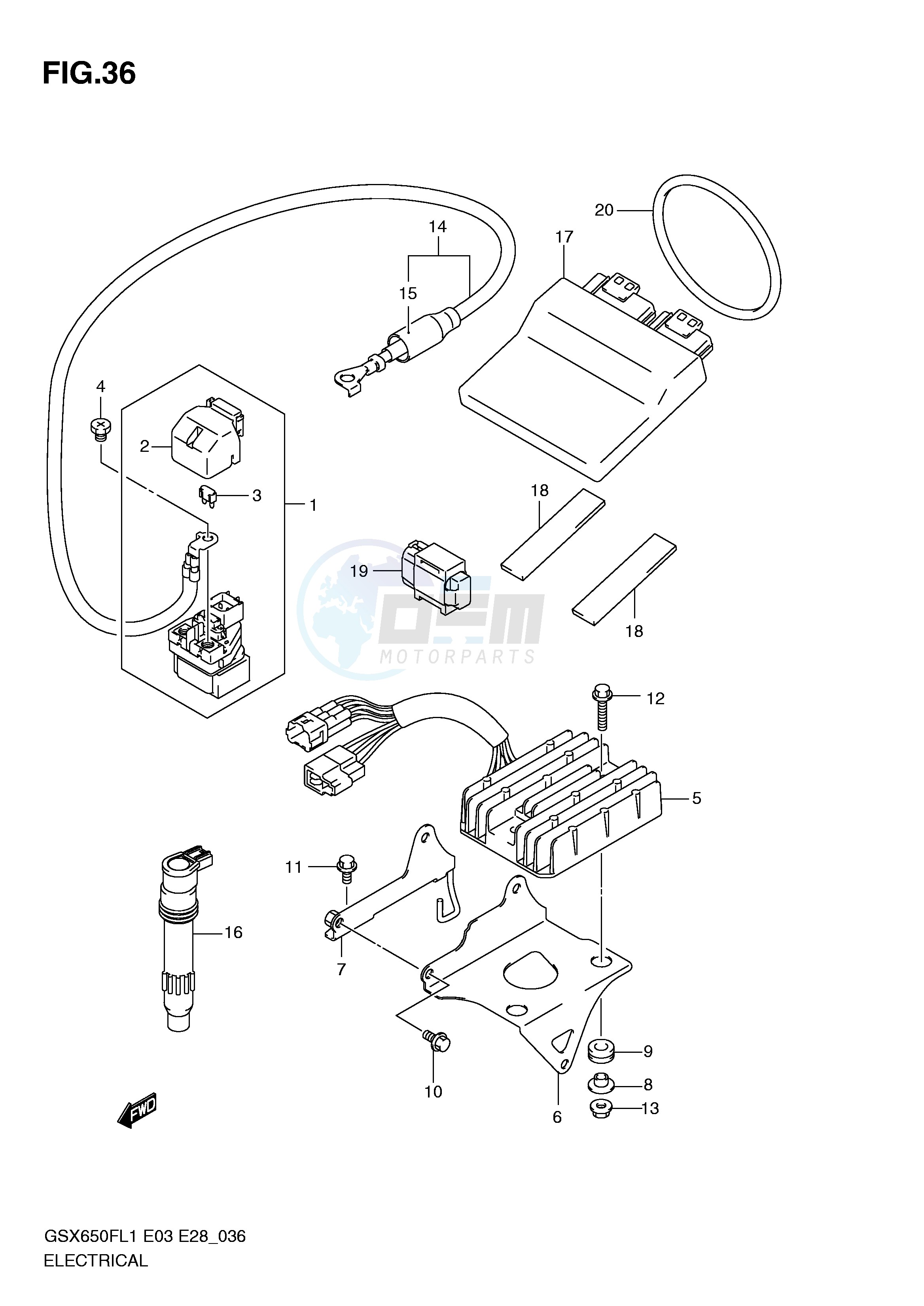 ELECTRICAL (GSX650FL1 E33) image