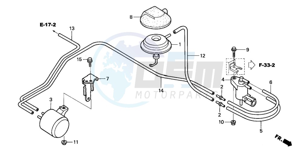 SOLENOID VALVE (VTR1000SP 2/3/4/5/6) image