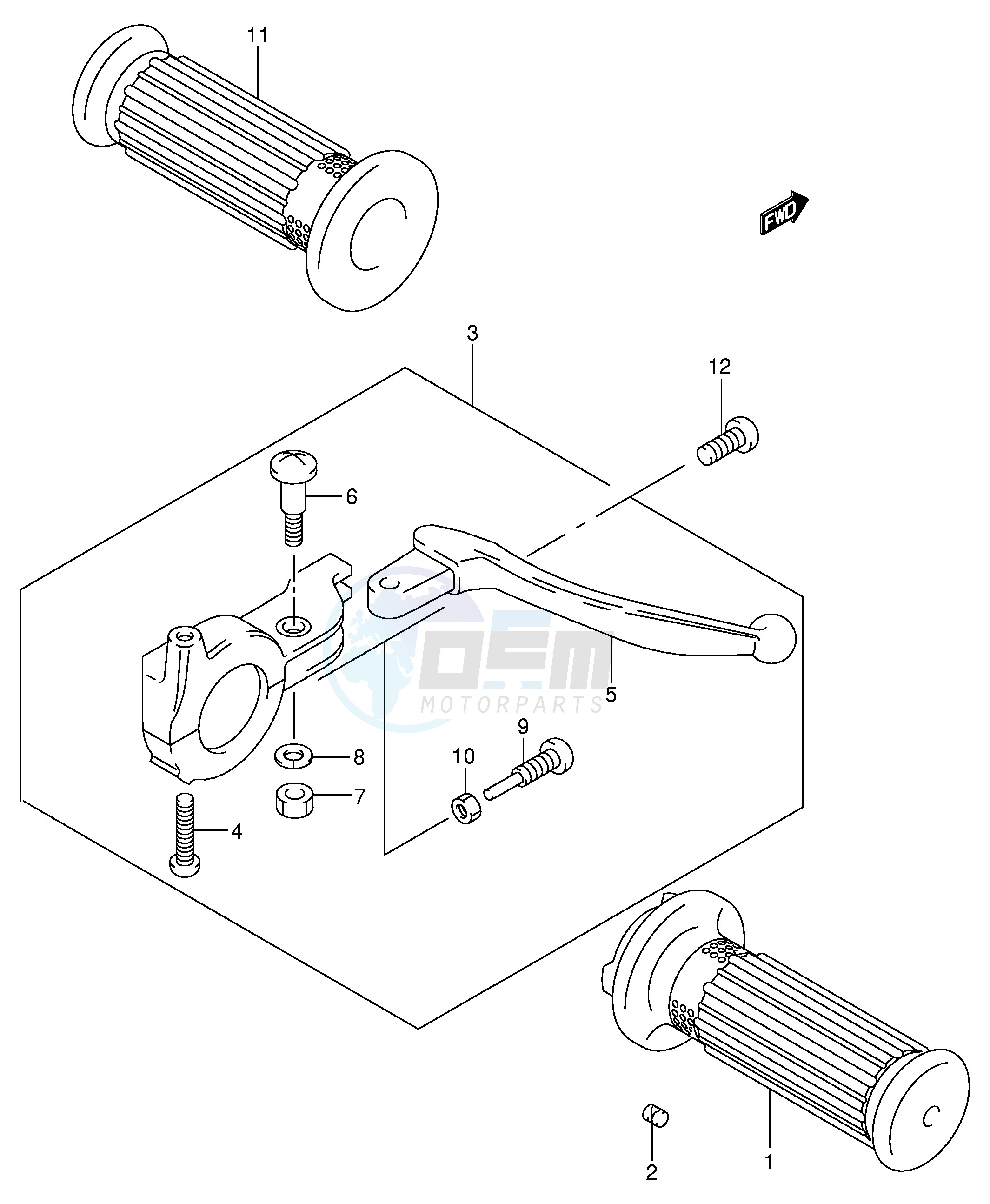 HANDLE LEVER image