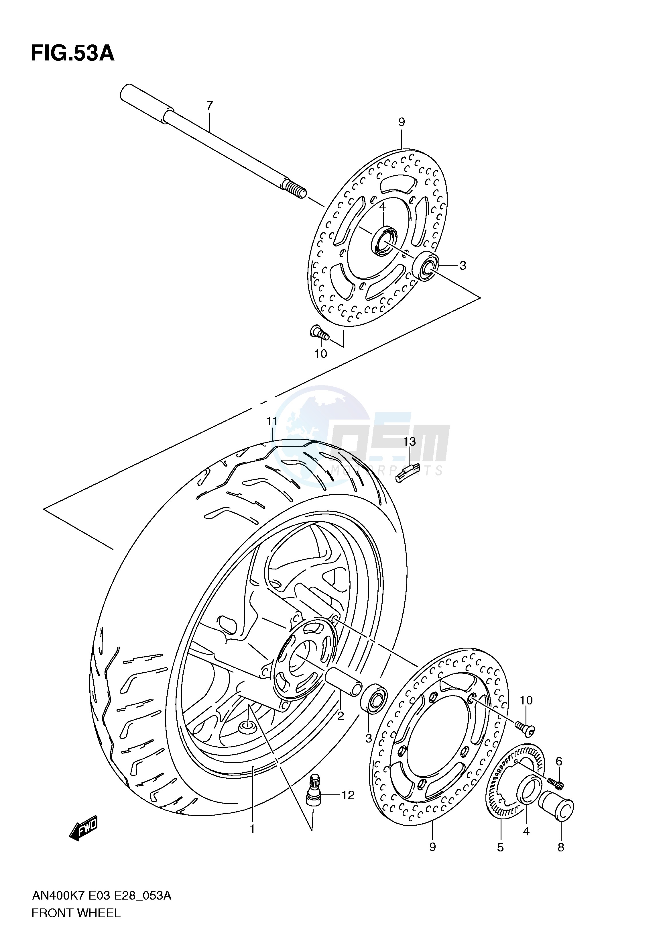 FRONT WHEEL (AN400AK9 AL0 ZAL0) image