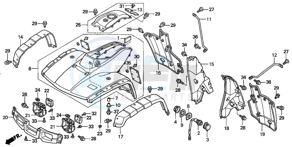 FRONT FENDER image