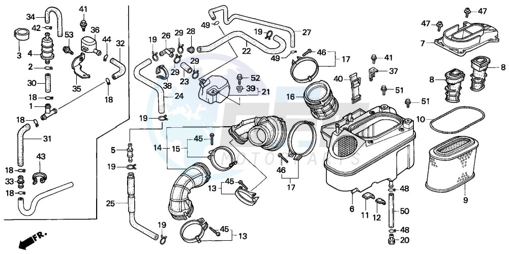 AIR CLEANER (VT1100C2-EXCEPT CM/2CM) image