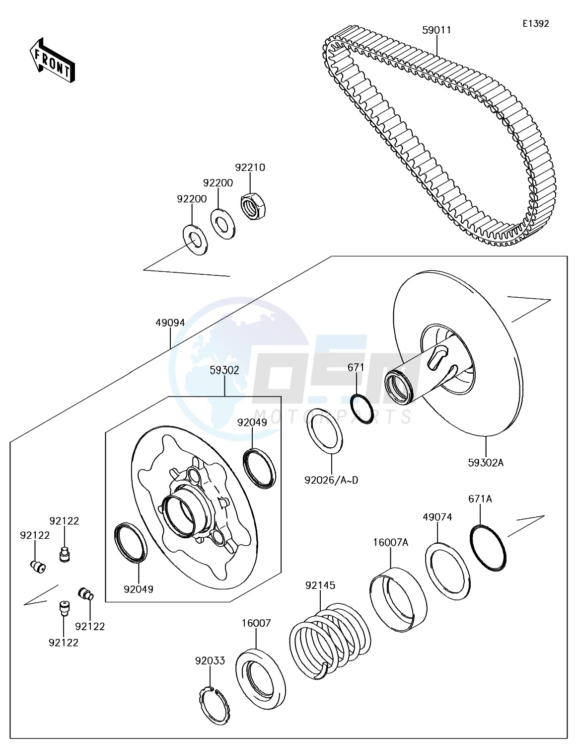 Driven Converter/Drive Belt image