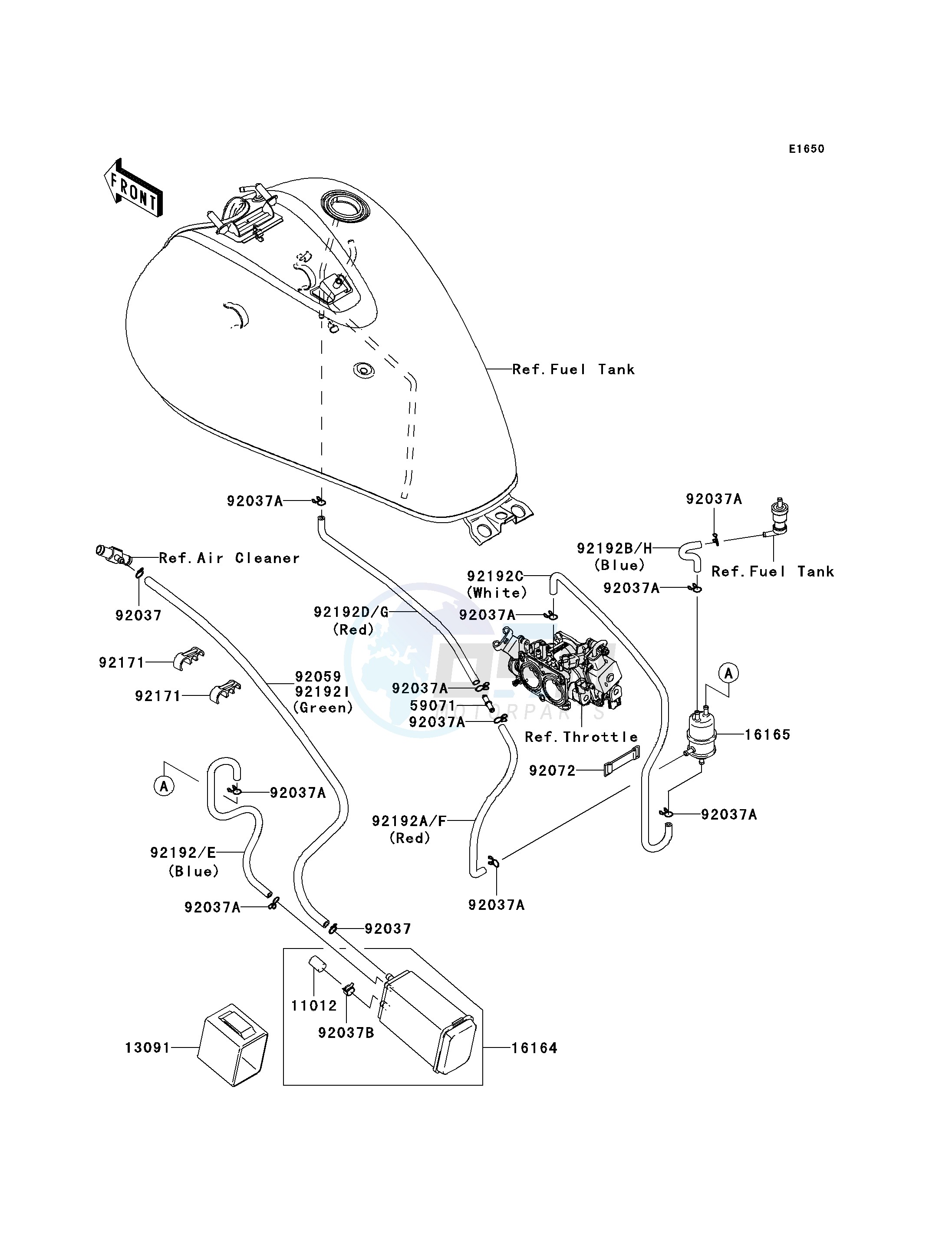 FUEL EVAPORATIVE SYSTEM-- CA- - blueprint