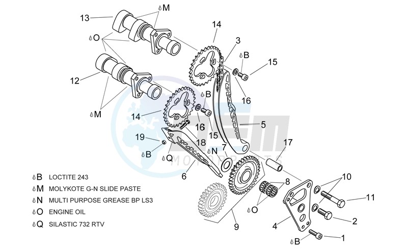 Front cylinder timing system image