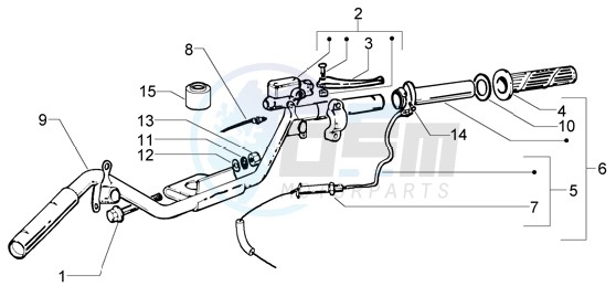 Handlebars component parts image