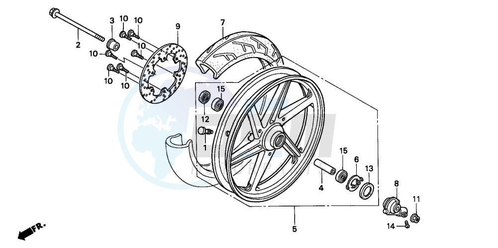 FRONT WHEEL image