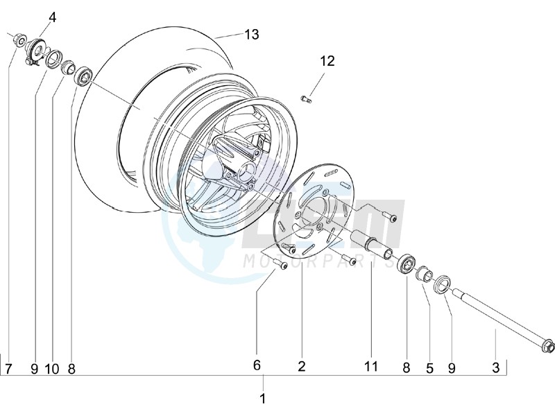 Front wheel image