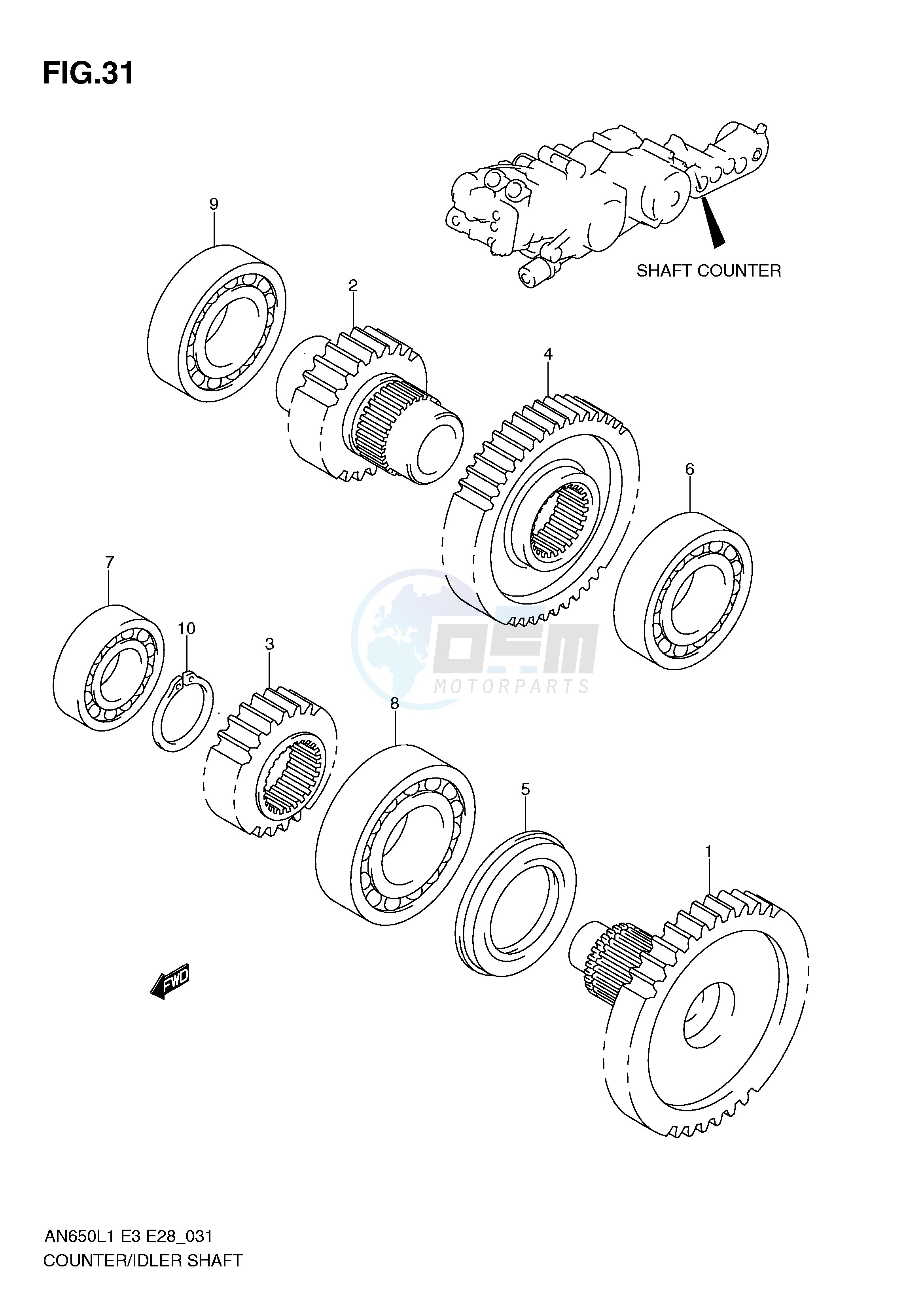 SHAFT COUNTER IDLER image