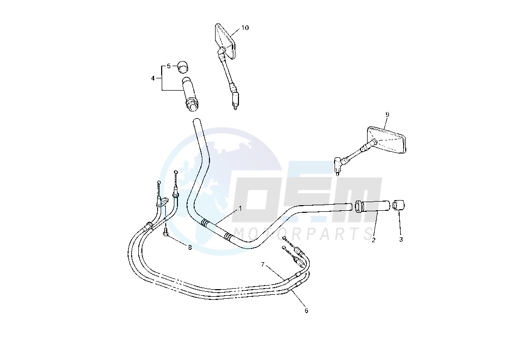 STEERING HANDLE -CABLE image