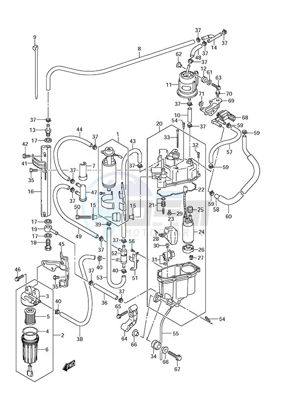 Fuel Pump/Fuel Vapor Separator blueprint