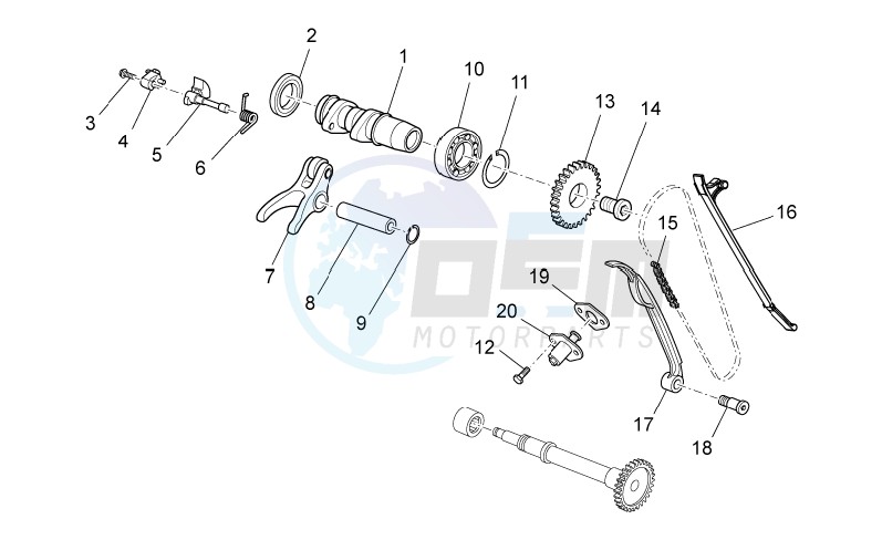 Front cylinder timing system blueprint