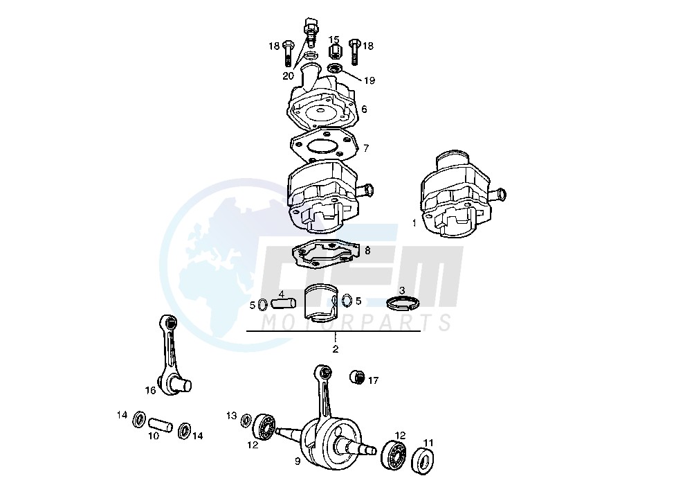 CRANKSHAFT-CYLINDER blueprint