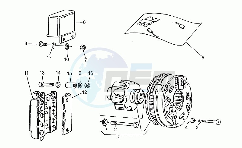 Bosch alternator blueprint