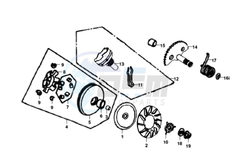 Movable drive face assy image
