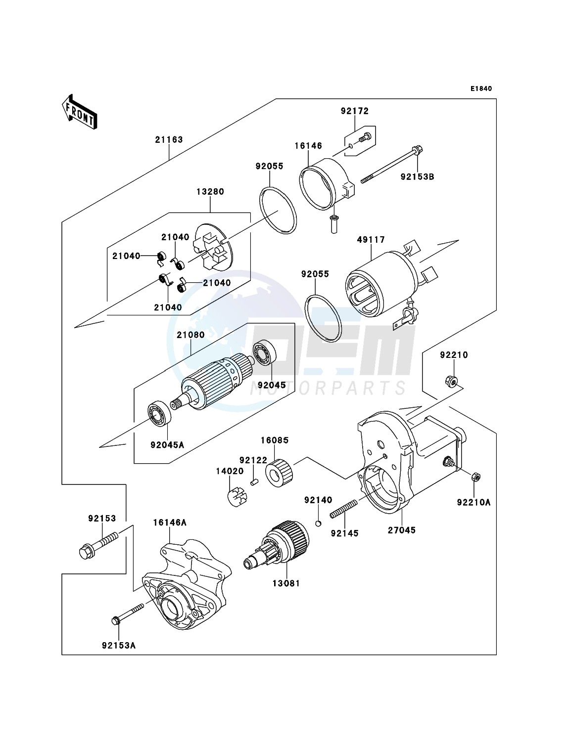 Starter Motor blueprint