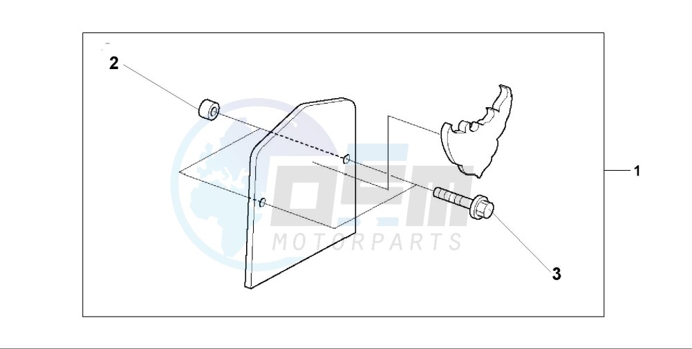 BACKREST PLATE blueprint