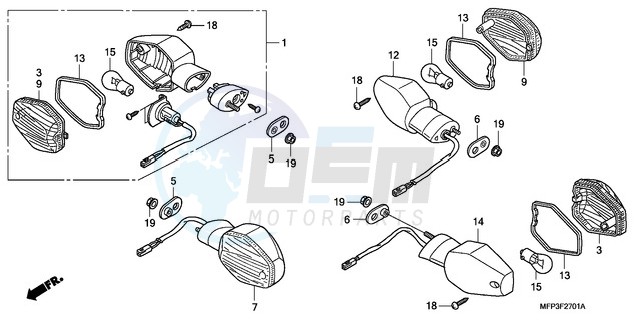 WINKER (CB1300S/CB1300SA) blueprint